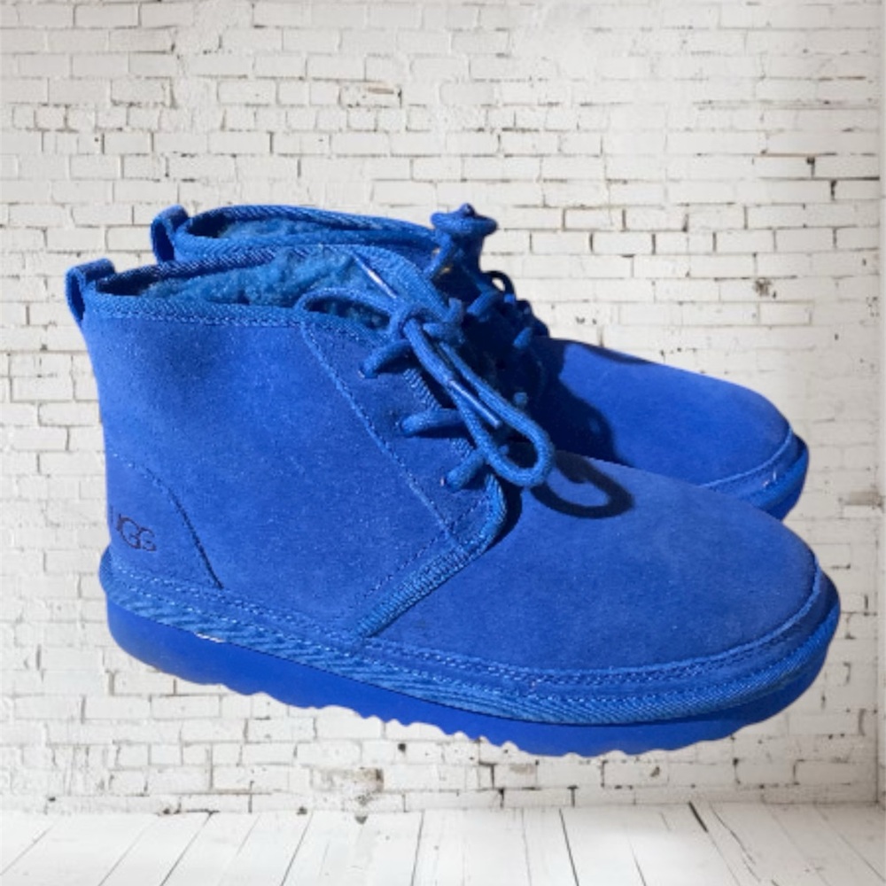 UGG Vibrant Blue Suede Boots
